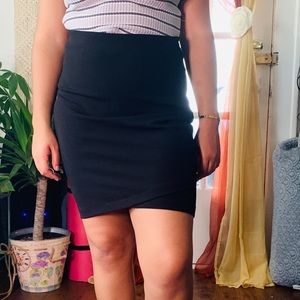 Black work skirt
